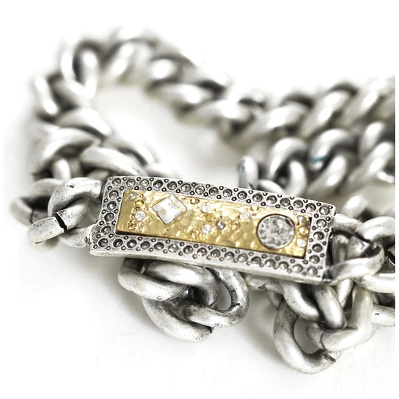 TAT2 Designs Wrap Vintage Silver ID Bracelet Choker Necklace Jewelry - Picture 4 of 4